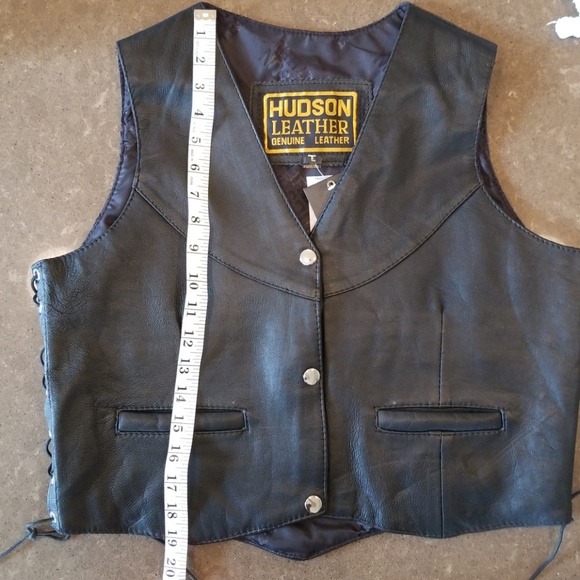HUDSON LEATHER VEST - WOMENS - Picture 5 of 8